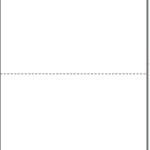 Perforated Paper Alliance Laser Cut Sheet 8.5 x 11 inch, 20 lb, 92 Bright - Me In The USA (5.5 From Bottom, 2,500 Sheets | Case)