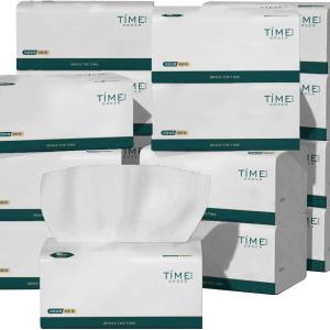 Soft Facial Tissues 7680 Total Sheets, [Not in Box] 4-Ply Ultra Strong & Soft Thick Tissues, 1920 Draws Unscented Paper Tissues for Sensitive Skin, Compact Size for Home, Office and Car 16 Soft Pack