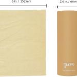 Terre Bamboo Car Cylinder Tissues, 3-Ply, Unbleached, Refillable, 4 Pack (200 Sheets Total), FSC-Certified, Car Tissue Holder with Facial Tissues, Tree-Free, Eco-Friendly, Strong & Sustainable