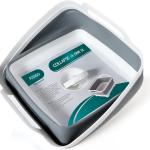 2.4 Gal(9L) Collapsible Dish Basin with Drain Plug,Space Saving Multiuse Foldable Sink Tub,Dishpan,Kitchen Sink for Camping,Plastic Tub,Vegetable Washing,Beverage Tubs