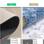 MontVoo Bath Mat - Non Slip, Quick Dry, Stain Resistant Bath Mat Rug for Bathroom Floor - Easy Care Shower Rug for Outside Bathtub - 17"x27" Beige