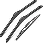3Pcs Windshield Wipers for Dodge Grand Caravan 1996-2007,Chrysler Town & Country 1996-2007, Original Equipment Premium All Weather Wiper Bles for My Car- 28"/28"/16" (Pack of 3) J- HOOK