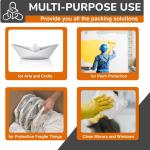 Crown Display White Tissue Paper for Gift Bags White Tissue Paper Bulk - 960 Sheets 20" X 30" 10lb Newsprint for Packing, Birthday Gift Box Filler, Packing Supplies for Moving Supplies