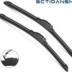 3Pcs Windshield Wipers for Dodge Grand Caravan 1996-2007,Chrysler Town & Country 1996-2007, Original Equipment Premium All Weather Wiper Bles for My Car- 28"/28"/16" (Pack of 3) J- HOOK
