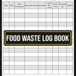 Food Waste Log Book: Reduce Food Waste, Track Kitchen Inventory, and Improve Sustainability — Logbook for Restaurants, Cafes, Caterers, & Commercial Kitchens | 8,5x11 Inches, 120 Pages.