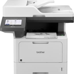 Brother Professional Laser Printer All-in-One with Scanner and Copier, High-Speed 50 ppm Monochrome Printing, Wireless Network Rey, Dual-Band WiFi, Auto 2-Sided Print (MFC-L5915DW)