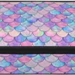 Mermaid Pencil Case for Girls and Kids Cute Pen Box Pouch Large pencil bag with Double Zipper, Portable Pencil Pouch for School Office Supplies