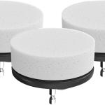 Dirt Devil Foam Sponge P Cleaning Set, 3 Piece, 3.5" Sponges, for Use on Glass, Mirrors, Hardwood and More, Soft and Absorbent, Cleaning Sponge Drill Attachment
