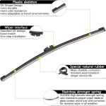 3 Wiper Bles Replacement for Ford Explorer 2011-2018 2019 2020 2021 2022 2023 2024,Original Equipment Replacement Front and Rear Windshield Wiper Ble - Pinch Tab 26"/22"/11" (Set of 3)