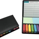 Nice Paper Cute Boxed Self-Sticky Notes, Memo P Set, 1920 Pieces Page Colorful Makers Tabs, Arrow Flag Colored Labels,12 Colors, 2 Sizes, Mini Designs Plastic Holder Box Idea for Gift