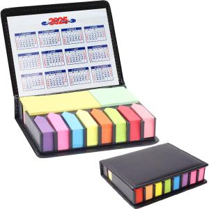Sticky Notes Tabs for Page Markers, Colored Book Tabs for Annotating Books, 2000 Pieces Arrow Index Page Flags with PU Box (300g)