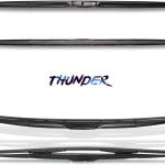 Spearhe THUNDER 26"+18" Hybrid Wiper Bles w/Neoprene Infused Rubber, Outwipes Silicone (Pair)