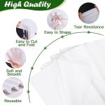 200 Sheets White Tissue Paper, 14" X 20" Tissue Papers Bulk for Christmas Wedding Birthday Showers Valentine's Day Flower Decoration, Tissue Paper for Gift Bags, Crafts, Packaging, Storage, Art