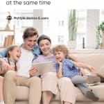 Cell Phone Booster for Home Up to 3,000 sq ft, Cell Booster Data for Band 4/12/17/13/5/25/2, Cell Signal Booster for All U.S. Carriers Verizon, AT&T, T-Mobile-5G 4G LTE 3G FCC Approved