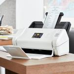 Brother Wireless High-Speed Desktop Document Scanner, ADS-2700W, Touchscreen LCD, Duplex Scanning