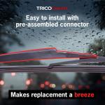 TRICO Exact Fit 16 Inch Rear Wiper Ble Fits Select Lexus, And Toyota Model Years, Part Number 16-A