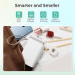 Nelko Label Maker Machine with Tape, P21 Bluetooth Label Printer, Wireless Mini Label Makers with Multiple Templates for School Office Home, White