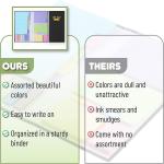 Mr. Pen- Sticky Note Set, 410 Pack, Pastel Colors, Sticky Notes Tabs, Divider Sticky Notes, Office Supplies, Planner Sticky Note Dividers Tabs, Book Notes, Bible Sticky Notes