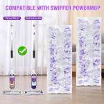 60 Count Disposable Power Mop Refills for Swiffer Power Mop, Extra Absorbent, Traps Dust & Hair, Fits All Swiffer PowerMop Models, PowerMop Wet Ps Rifill for Floor Cleaning