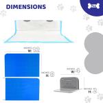 Pico Stand Up Vertical Wall Dog Puppy Pee P Holder - Indoor Splash Guard for Potty Training - Potty P Holder with Easy Clean up for Leg Lifting Small and Medium Dogs Potty Wall