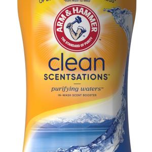 ARM & HAMMER Clean Scentsations In-Wash Scent Booster, Laundry Scent Booster Purifying Waters scent, 45 Oz