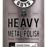 Chemical Guys Heavy Metal Polish Restorer and Protectant - Cleans, Restores & Protects, Aluminum, Stainless Steel, Chrome Polish & More, Safe for Cars, Trucks, Motorcycles, RVs, and Boats - 16 oz