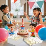 100Pcs White and Gold Cocktail Napkins, 6.5 Inch Gold Dots Disposable Dinner Paper Napkins for Party Wedding Birthday Bar Holiday Gruation Christmas