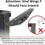 Electric Standing Desk justable Height, 32x20 Inches Sit Stand up Desktop for Home Office, Ergonomic Rising Computer Table with Memory Preset, Black