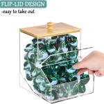 1.2GAL Large Acrylic Laundry Pods Container BY VEGEVIGI, Dishwasher Pods Holder Dispenser With Lid, Laundry Room Organization And Storage