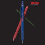 rOtring 600 Ballpoint Pen Medium Point Black Ink Black Barrel Refillable