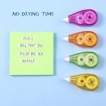 Chivao 100 Pack Mini Correction Tape Bulk Ink Corrector Eraser Tape Set Cute Aesthetic Colorful Instant Correction Applicator for Office School Student Stationery Supplies, 0.2 x 158 Inch(Rainbow)