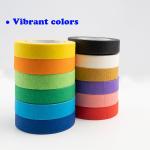 DIAO79NI- 12 Rolls Colored Masking Tape, Colored Painters Tape for Arts and Crafts, 0.6 inch x 15 Yard Drafting Tape, Craft Tape, Labeling Tape, Paper Tape, Colored Tape, Artist Tape (Orange)