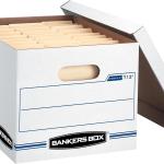 Bankers Box 30-Pack Basic Duty File Storage Boxes with Lids, Letter/Legal, STOR/FILE, (0071304)