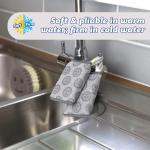 Scrub Ddy Scour Ddy Style, Scourers Non Scratch Scrubbing Sponge, Scouring Ps, Kitchen Sponges for Dishes, Dishwashing Pan Scrubber, Cleaning Supplies, Dish Sponges for Washing up, Pack of 2