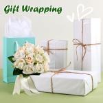 200 Sheets White Tissue Paper, 14" X 20" Tissue Papers Bulk for Christmas Wedding Birthday Showers Valentine's Day Flower Decoration, Tissue Paper for Gift Bags, Crafts, Packaging, Storage, Art