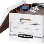 Bankers Box 6-Pack Basic Duty File Storage Boxes with Lids, Letter/Legal, STOR/FILE, (0071303)