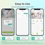 Nelko Label Maker Machine with Tape, P21 Bluetooth Label Printer, Wireless Mini Label Makers with Multiple Templates for School Office Home, White