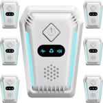 (2026 Upgred) Ultrasonic Insect & Pest Indoor Repeller, Plug-in Control Device Repellent for Rodent, Mice, Rats, Roaches, Ants, Spiders, Bugs, Mosquitoes, Home, 3 Mode Switching (6 Pack)