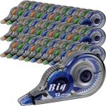 Yexiya 36 Pcs Correction Tape, Colorful Original Correction Tape White Wide Tape Easy to Use Cute Correction Roller for School Home Office Supplies, 0.2 Inch x 39.4 Feet (Blue, Orange, Green)