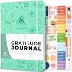 Clever Fox Gratitude Journal – Happiness, Positivity & Affirmation Daily Journal – Inspirational Daily Notebook – 3 Months, A5 (Mint)