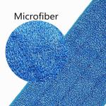 Microfiber Spray Mop Replacement Hes for Wet/Dry Mops Floor Cleaning Ps Compatible with Bona Floor Care System (6 Pack)