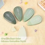 5pcs White Correction Out Tape, 32.81 Feet Cute Correction Tape for Instant Corrections, Easy to Use Applicator for Office and School Supplies (Green)