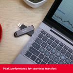 SanDisk 512GB Extreme PRO Dual Drive - Up to 1,000MB/s, USB Type-C, and USB Type-A, High-Performance Flash Drive - SDDDE1-512G-G46