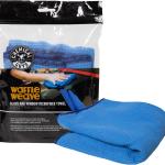 Chemical Guys MIC708 Waffle Weave Glass and Windor Microfiber Towel, Great for Cars, Trucks, SUVs, RVs & More, Blue (24"x16")