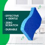 Scotch-Brite Zero Scratch Scrub Sponge, 12 Kitchen Sponges for Cleaning Around the Home, Bathroom & More, Effective + Gentle Dish Scrubber, Best for Nonstick Pots and Pans, Safe on Most Surfaces