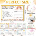 60Pcs Teacher Mail Notes to Parents, Boho Happy Mail from Teacher, Brag Cards for Students Behavior Classroom Must Haves to Send Home for Preschool Kindergarten Elementary School Supplies (Boho)