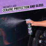 Chemical Guys HydroSpeed Ceramic Quick Detailer Spray - SiO2 Shine Car Detailer Spray for Cars, Trucks, SUVs, Motorcycles and RVs, Boosts Gloss, Hydrophobic Protection and Slickness, 16 oz