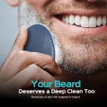 COSLUS Facial Cleansing Brush Face Scrubber: Portable Silicone Waterproof Rechargeable Face Wash Brush, 5 Cleansing Modes, Electric Deep Cleaning for Men & Women, Removing Blackhe, Exfoliating