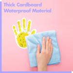 60 PCS Colorful Handprint, Hand Accents Cut-Outs Bulletin Board Classroom Decoration in 10 Colors DIY Crafts Project Party Supplies for Kids Teacher Student Back to School, 5” x 4”