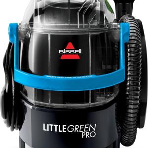 Bissell Little Green Pro Portable Carpet & Upholstery Cleaner and Car/Auto Detailer with Deep Stain Tool, 3" Tough Stain Tool, Plus Two 8 oz. Trial-Size Formulas, 3194